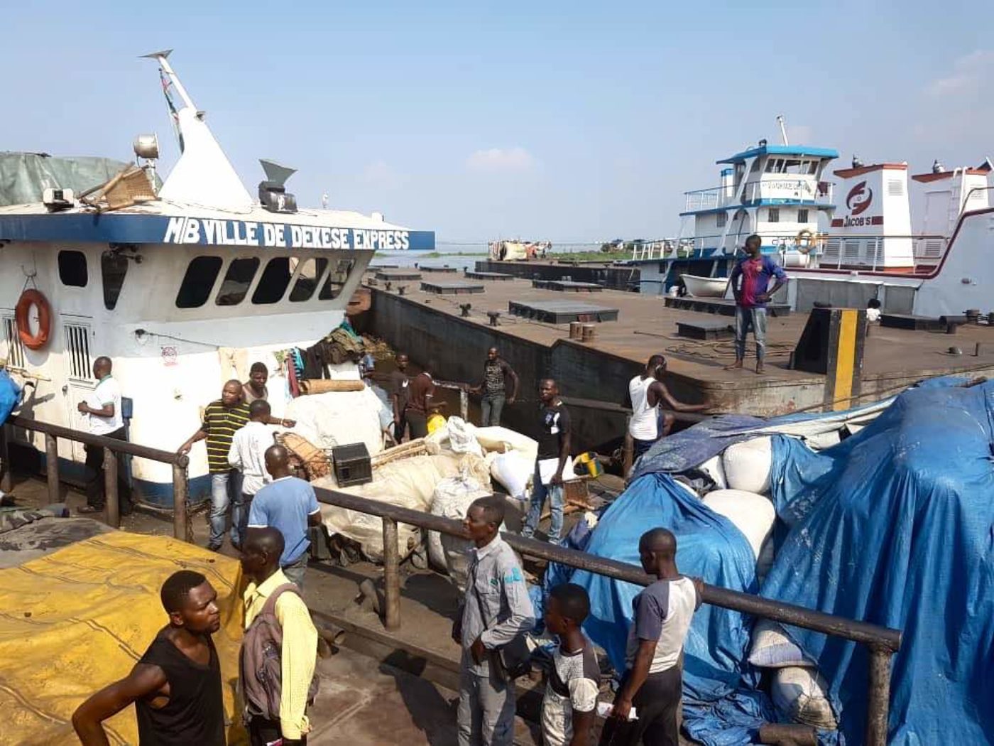 126t of agricultural products from Salonga arrived in Kinshasa
