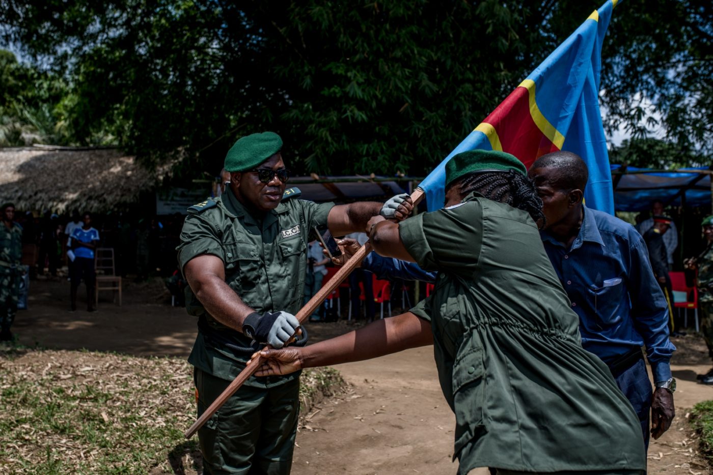 Closing ceremony for the retraining of 102 rangers